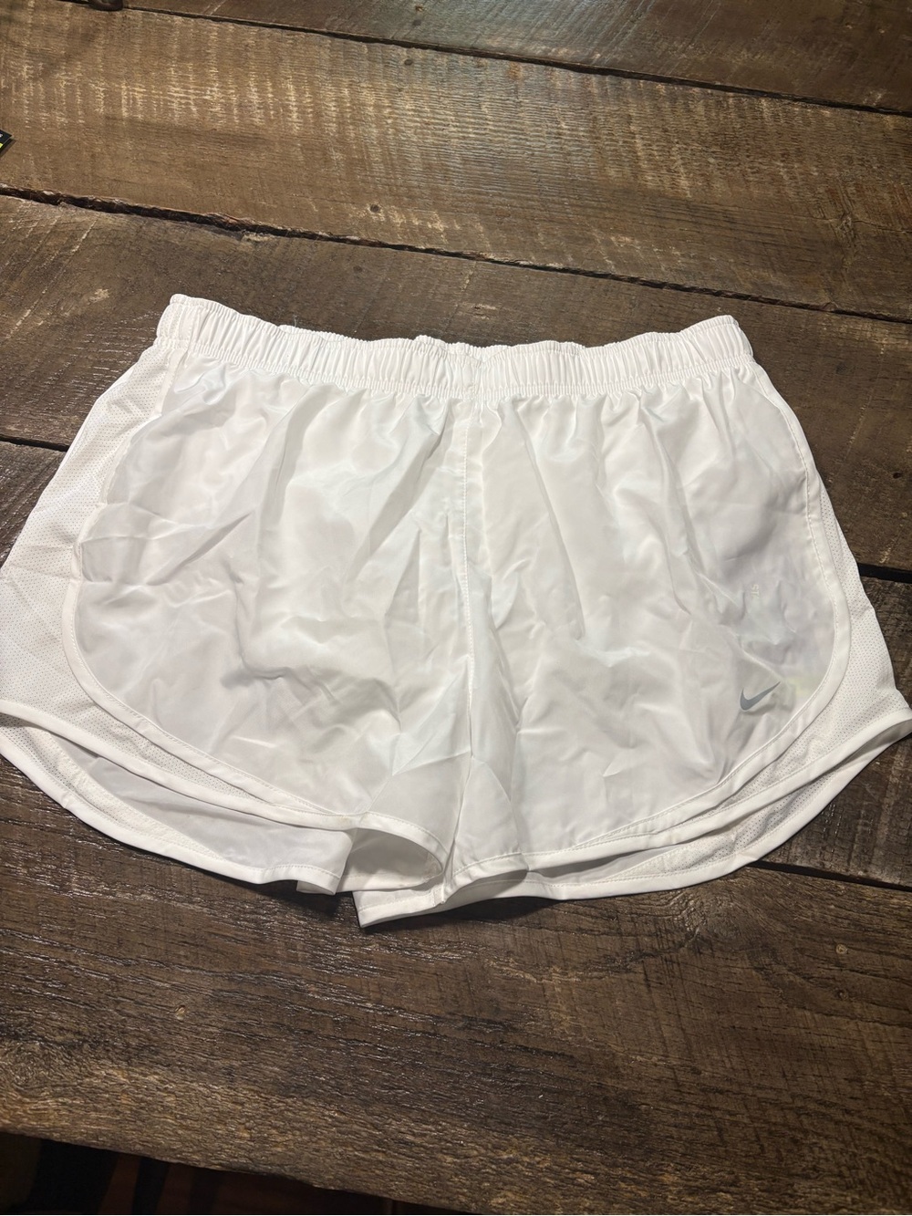 Nike Women’s White Running Shorts with Side Vent